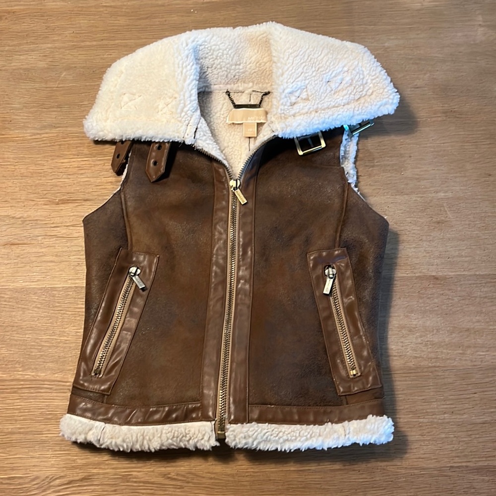 Michael Kors Sherpa Vest